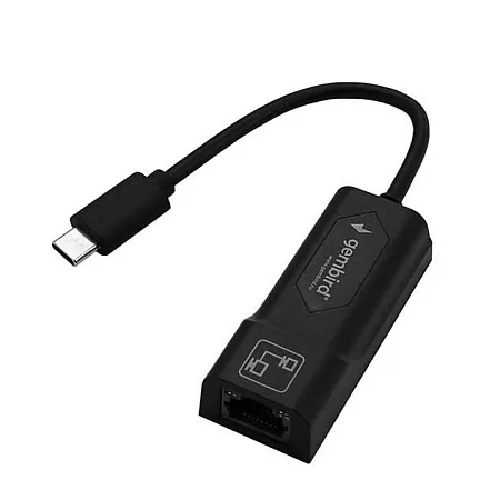 Сетевая карта Адаптер Type C на RJ-45, Gembird NIC-U6, Type C ,NI 10/100/1000Mb, USB LAN