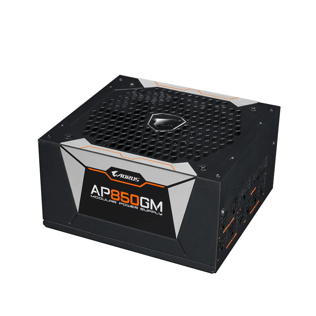 Блок питания Gigabyte, AORUS GP-AP850GM, 850W, ATX, APFC, 20+4 pin, 2*4+4pin, 6*Sata, 5*Molex, 4*FDD