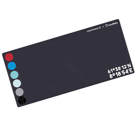 Коврик для компьютерной мыши, Varmilo, Summit, ZDB029-01, 900х400х3 мм, Каучук, Ткань, Серый