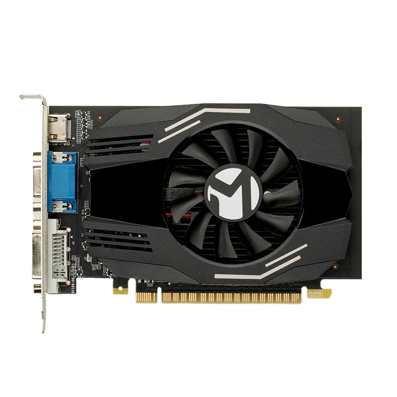 Видеокарта 2 Gb MaxSun MS-GT730 PH 2G, 1хHDMI+1xDVI+1xVGA, 2GB GDDR3 64bit, PCIe
