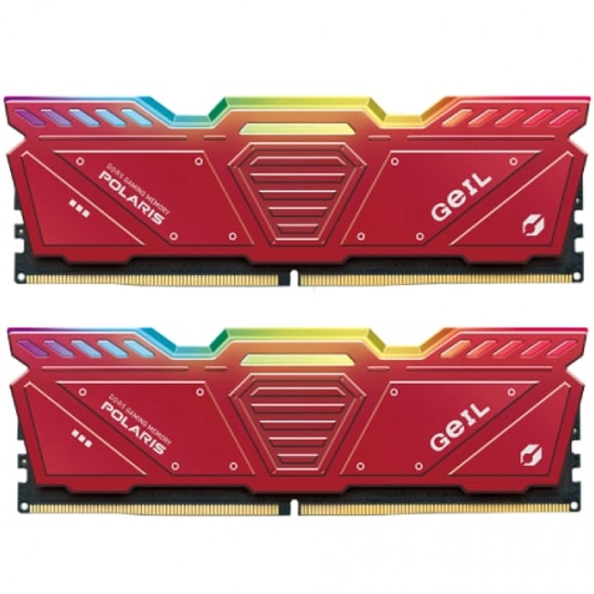 32 Gb DDR5 Geil Kit (2x16GB) POLARIS RGB 5200Mhz 1.1V GOSR532GB5200C42DC Red