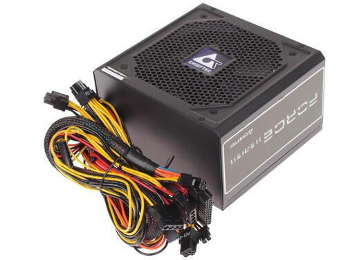 Блок питания Chieftec Force CPS-450S, 450W, ATX, 80+ Bronze, non-Modular, 24pin, 4 x SATA, 2 x Molex, 6pin PCIe x 1, 8pin EPS(4+4) x 1, Вентилятор 12с