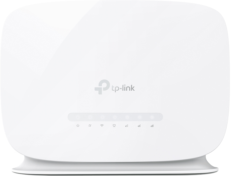 Маршрутизатор 4G+ LTE Cat6 беспроводной AC1200 GbE TP-Link Archer MR505 <2 порта LAN GbE, 1 порт LAN/WAN GbE, 1 слот для карты nano-SIM, 2 разъема под