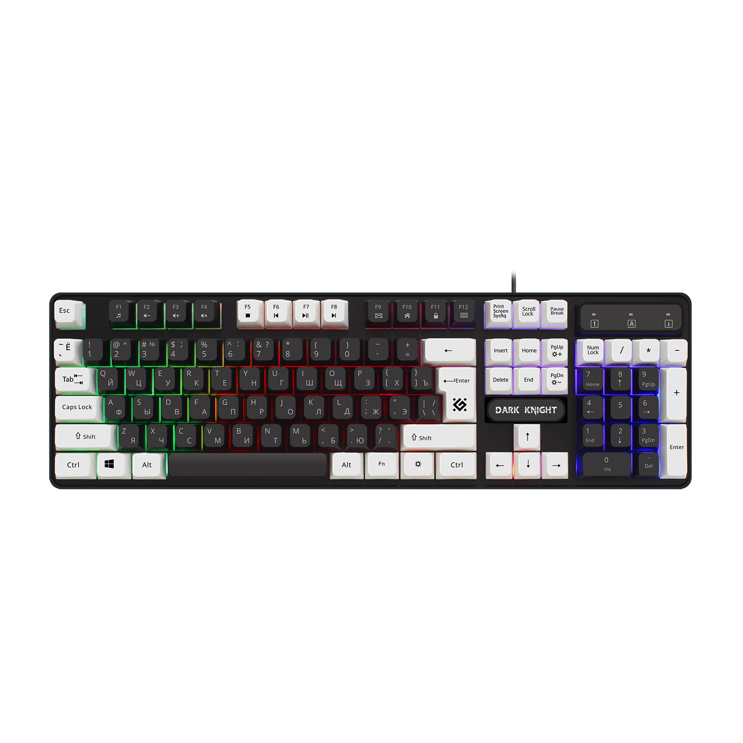 Клавиатура игровая Defender Dark Knight GK-077 RU, черный