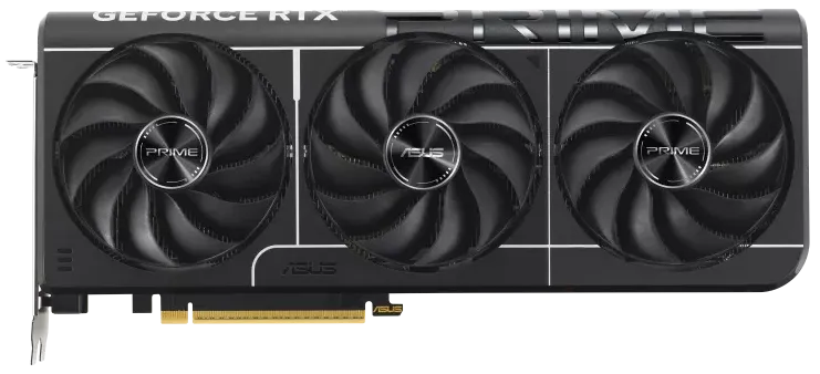 Видеокарта 16 Gb ASUS RTX 5080 16 GB GDDR7, 2300 MHz / 2685 MHz, 10752sp, 84 RT cores, ray tracing, 256 bit, 2.5 slots, PRIME-RTX5080-16G 