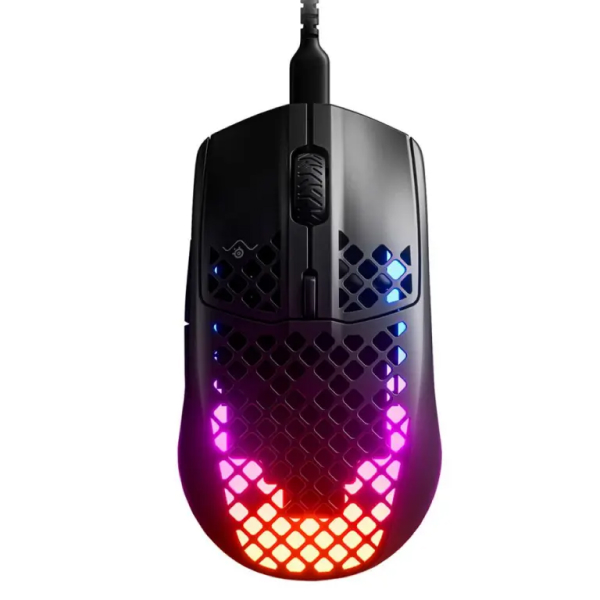 Мышь Steelseries, Aerox 3, 62599, Игровая, Оптическая, 8500 CPI, 6 кнопок, Подсветка RGB, Проводная