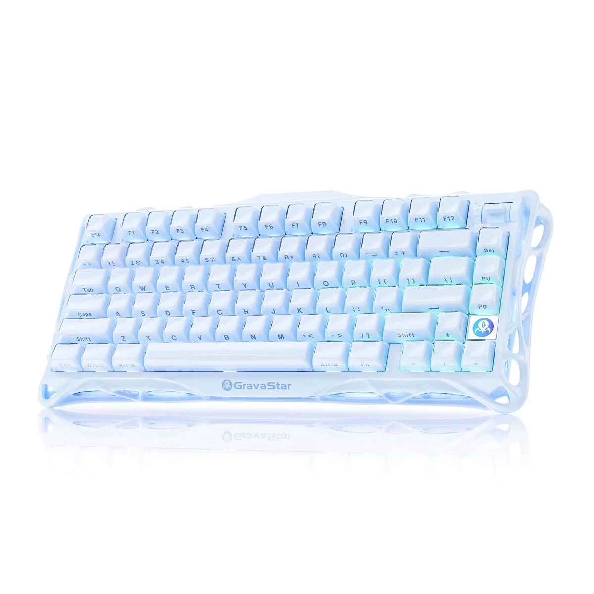 Беспроводная механическая игровая клавиатура GravaStar Mercury GS K1_BLU_CN/ 6972448923972