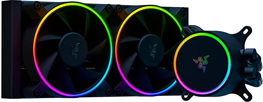 Кулер с водяным охлаждением, Razer, Hanbo Chroma RGB AIO Liquid Cooler,RC21-01770100-R3M1, 240 мм, П