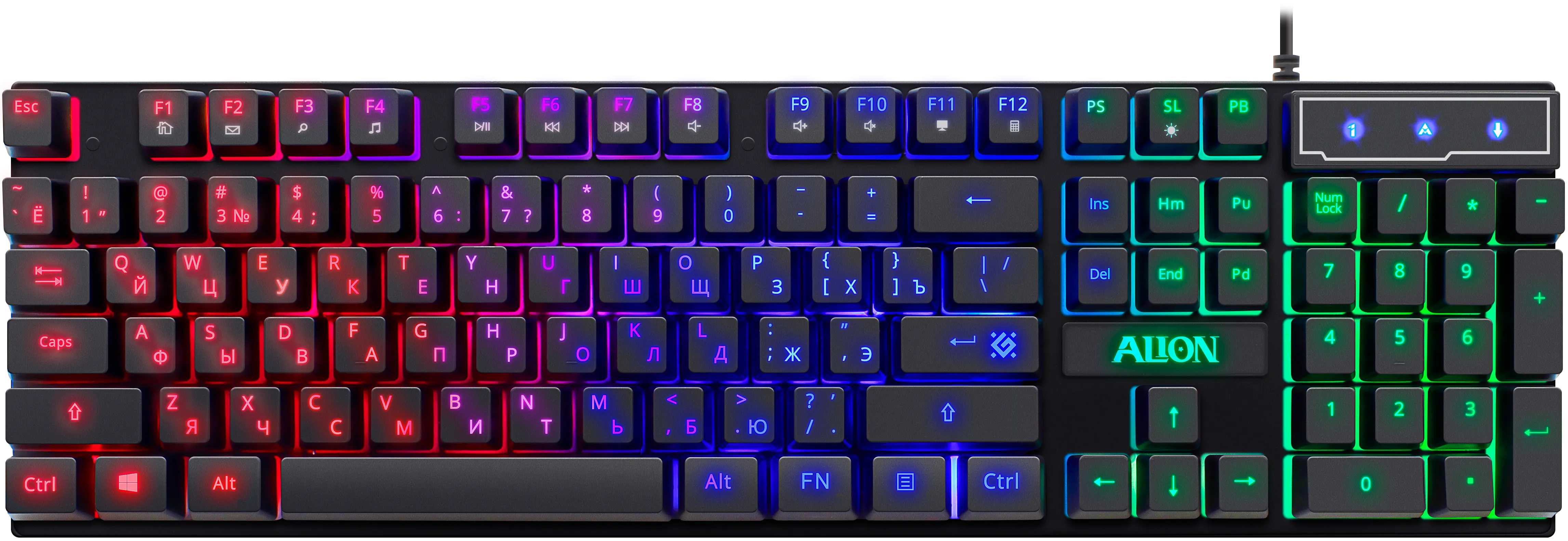 Комплект игровой Defender Alion GS-987 RU черный