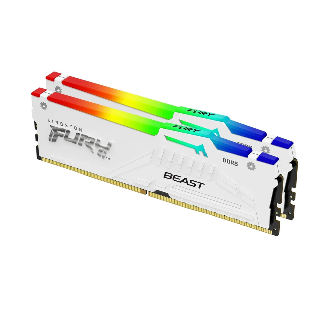 DDR5 Kingston 32 Gb kit FURY Beast RGB KF560C36BWE2AK2-32 (Kit 2x16GB), DDR5, 32GB, DIMM <PC5-48000/6000MHz>
