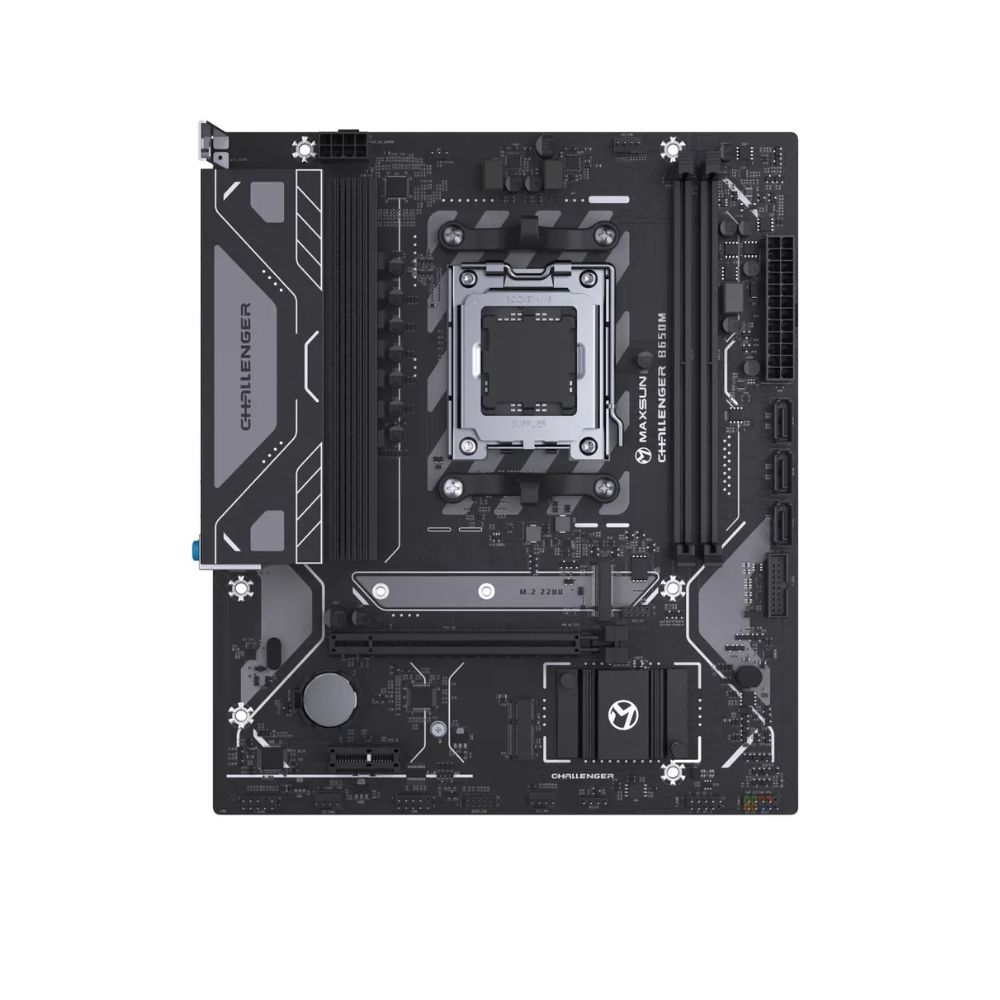 Мат,палат AMD MaxSun Challenger B650M V2, AM5, 2xDDR5, HDMI+VGA, PCIe4.0, 4xSATA, 1xM.2, mATX