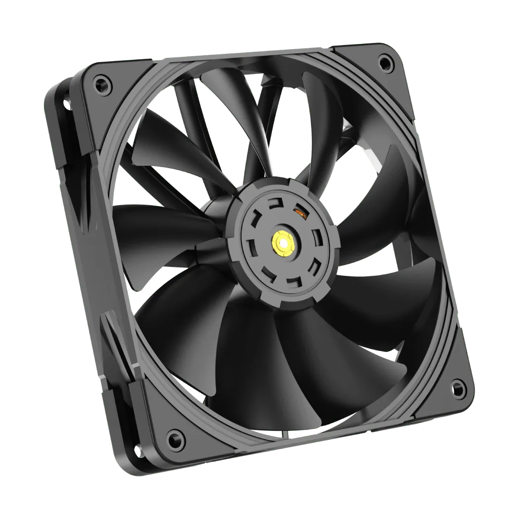 Вентилятор для корпуса PCCooler P120 PRO BK (120x120x25mm) 600-1850rpm ± 10%  71.86CFM White Цвет: Черный