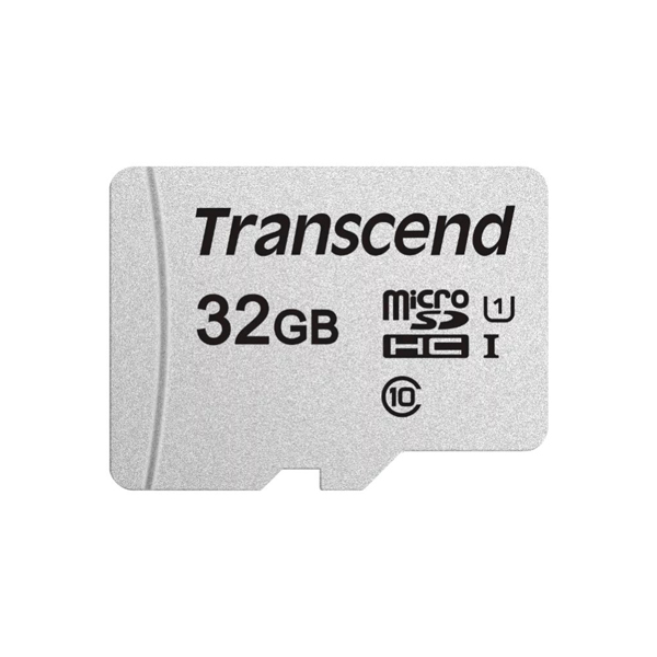 Карта памяти MicroSD 32GB Class 10 U1 Transcend TS32GUSD300S-A