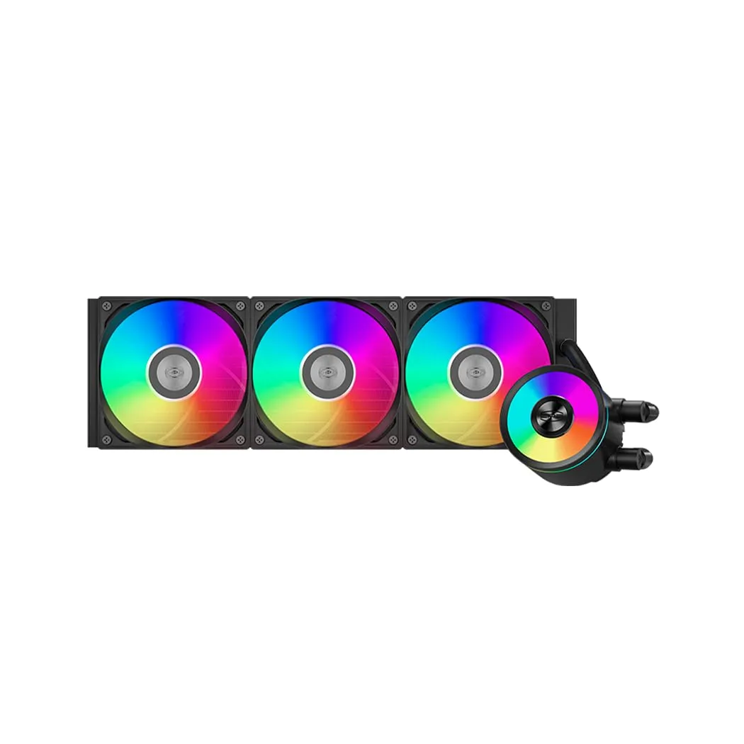 Водяное охлаждение для CPU PCCooler DA360 Pro ARGB BK TDP 300W 1200/1700/1851/20XX/AM5/AM4 Черный