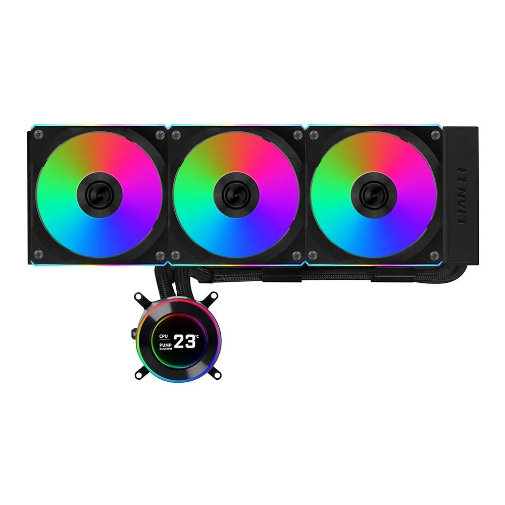 Водяное охлаждение для CPU Lian Li Hydroshift lI LCD-C 360CL Black G89.GHS2LCD36RB.00