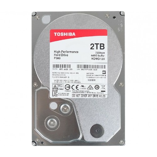 Винчестер 2Tb TOSHIBA P300 SATA 6Gb/s 5400rpm 64Mb 3.5" HDWD220UZSVA