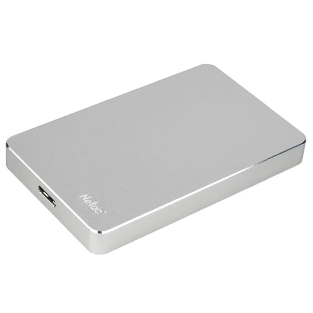 Внешний HDD 1 Tb Netac K330, 1TB ,HDD USB 1 TB NT05K330N-001T-30SL, USB 3.0, silver