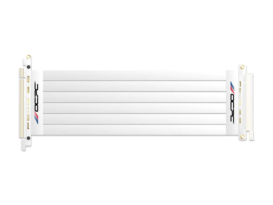 Кабель интерфейсный PCIe 3.0x16, OCPC XTENDER [OCCBPCIE3RC250WH], 25 см белый ,Cable (райзер), cm white, [OCCBPCIE3RC250WH]