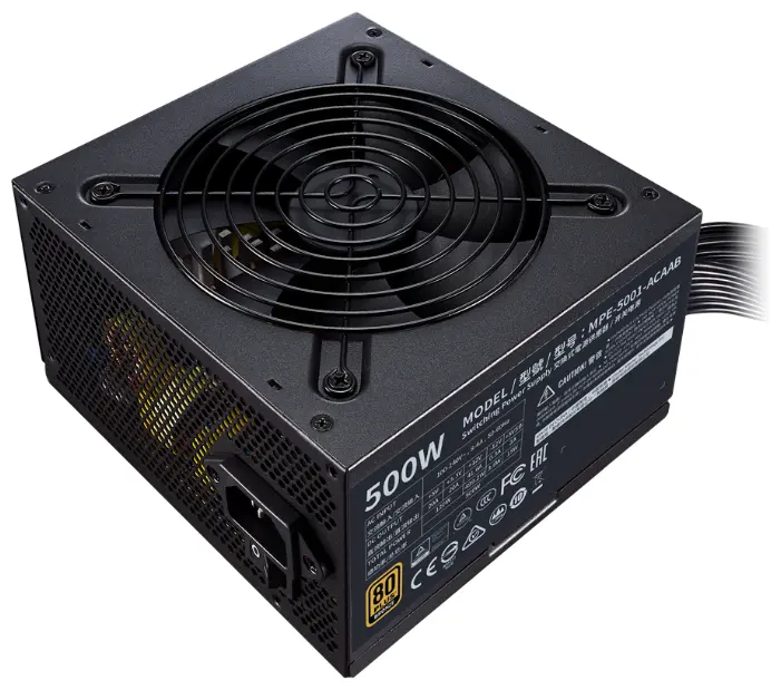 Блок питания CoolerMaster MWE 500 BRONZE V2 500W Non Modular MPE-5001-ACAAB-EU