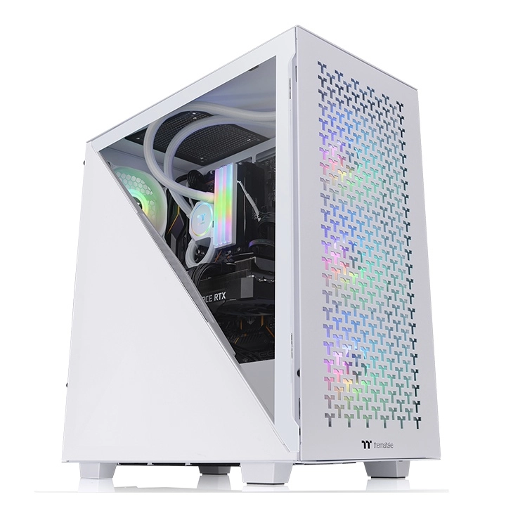 Кейс Thermaltake, Divider 300 TG Air Snow, CA-1S2-00M6WN-02, ATX/Micro ATX/Mini-ITX, USB 3.2 (Gen 2)