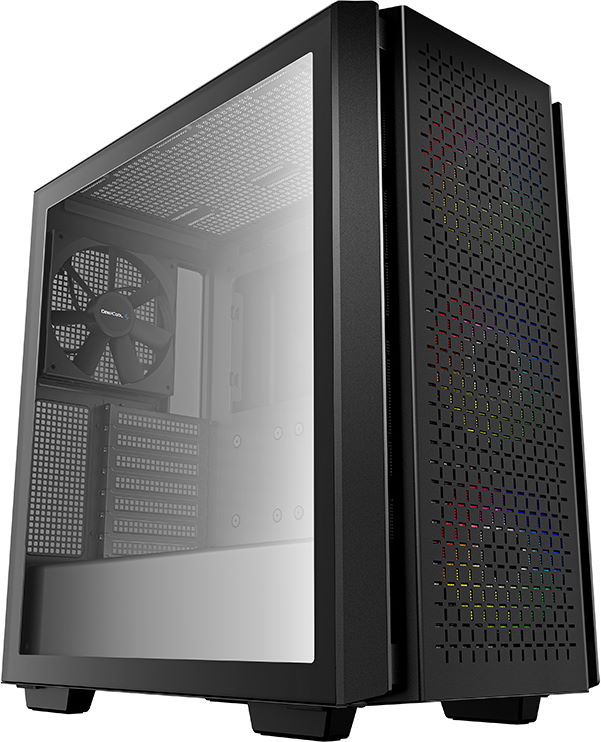 Кейс, Deepcool, CG560 R-CG560-BKAAE4-G-1, E-ATX/ATX/Micro ATX, USB 3.0*2, 3*120mm ARGB/1*140mm, HD-A