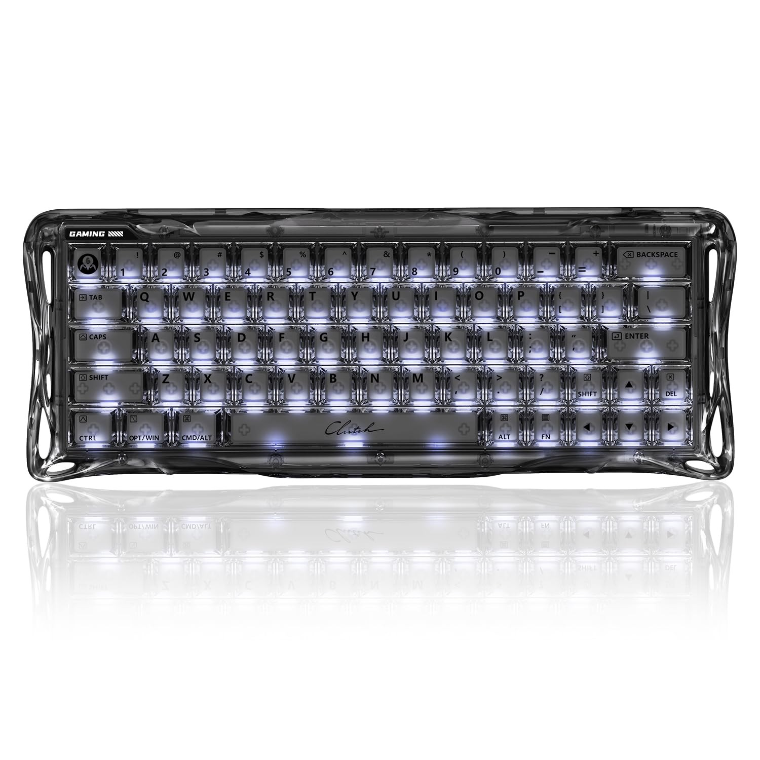 Клавиатура GravaStar Mercury V60, Onyx Crystal, Magnetic Switch, 64 keys EN, USB cable/ GS V60_XTAL_NBK
