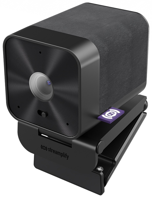 Веб-Камера, Streamplify, CAM-G-QHD-4M30-BK, 1920x1080, 2.0Mpx, 80 градусов, Микрофон, Автофокус, USB 2.0 Type A, Длина кабеля: 150 см, Крепление: зажи