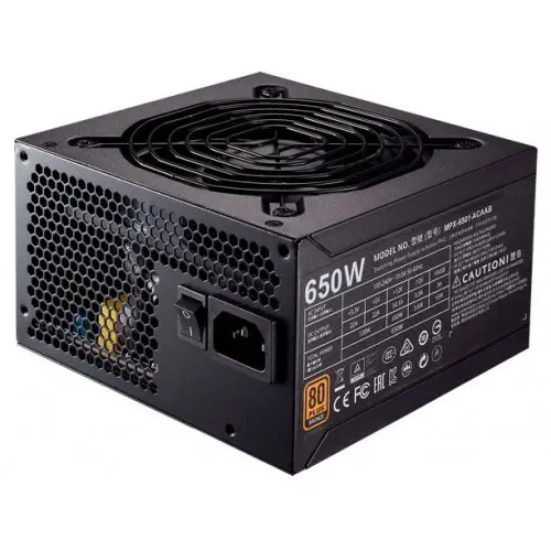 Блок питания CoolerMaster MWE GOLD 650 V2 500-750W Non Modular, 80+ GOLD MPE-6501-ACAAG-EU