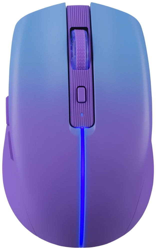 Мышь беспроводная Defender Mystery MM-301 бесшумная фиолетовый