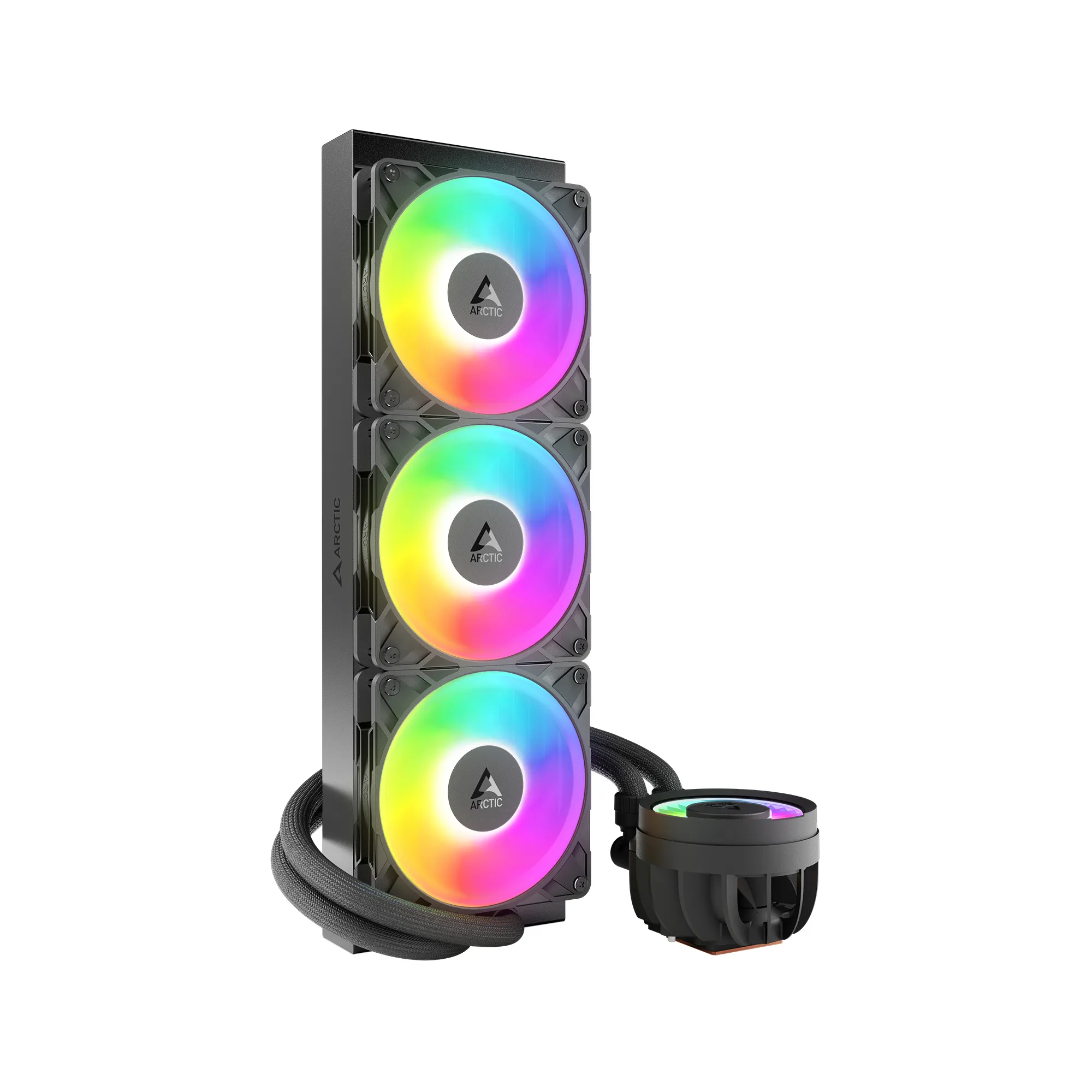 Водяное охлаждение ARCTIC Liquid Freezer III Pro 360 A-RGB(Black), ACFRE00184A, S1851/1700/AMD4/5