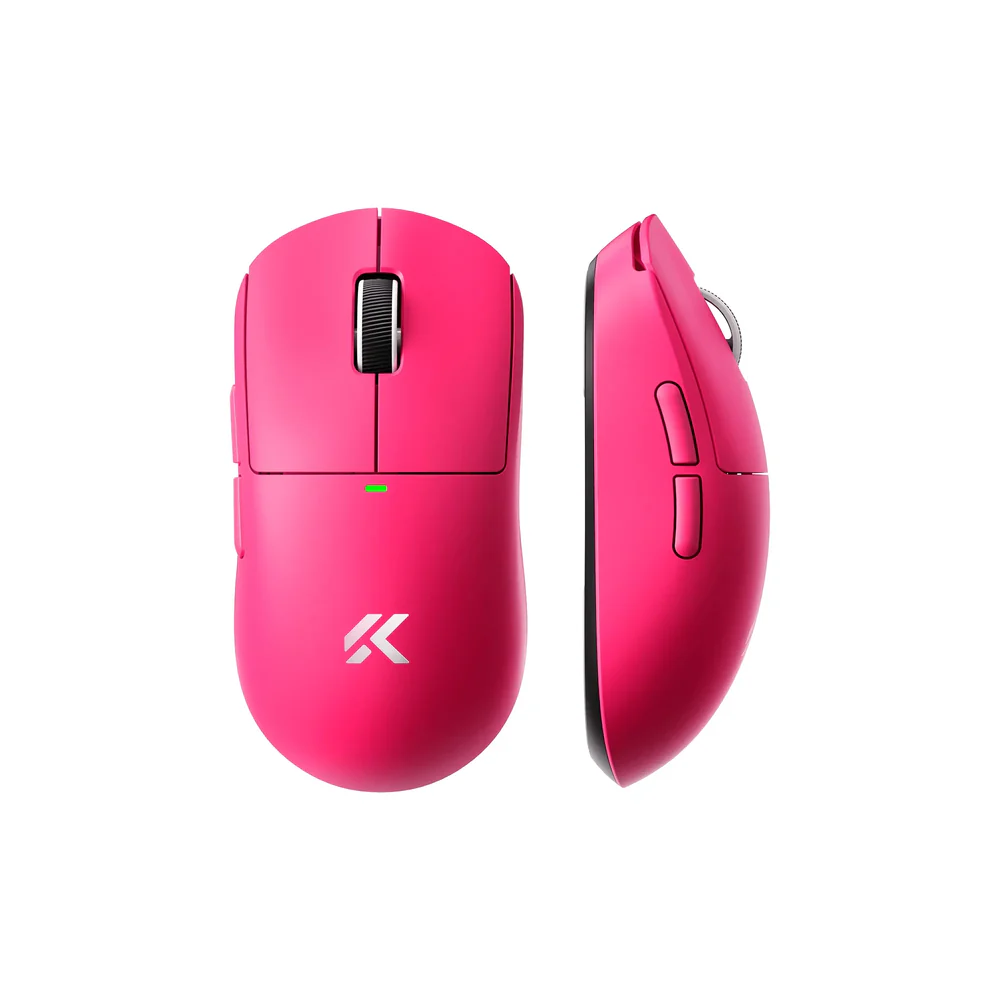 Мышь MCHOSE A5 V3 , PAW3395, 8000Hz, 500mAh, 2.4/BT/USB, Rose Red
