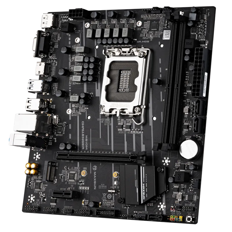 Мат.плата MaxSun Challenger H610M V2 ,MB Socket1700, MATX, iH610 (VGA+DP+HDMI), 2DDR4, PCIx16, PCIx1 Мат.плата MaxSun Challenger H610M V2 ,MB Socket1700, MATX, iH610 (VGA+DP+HDMI), 2DDR4, PCIx16, PCIx1