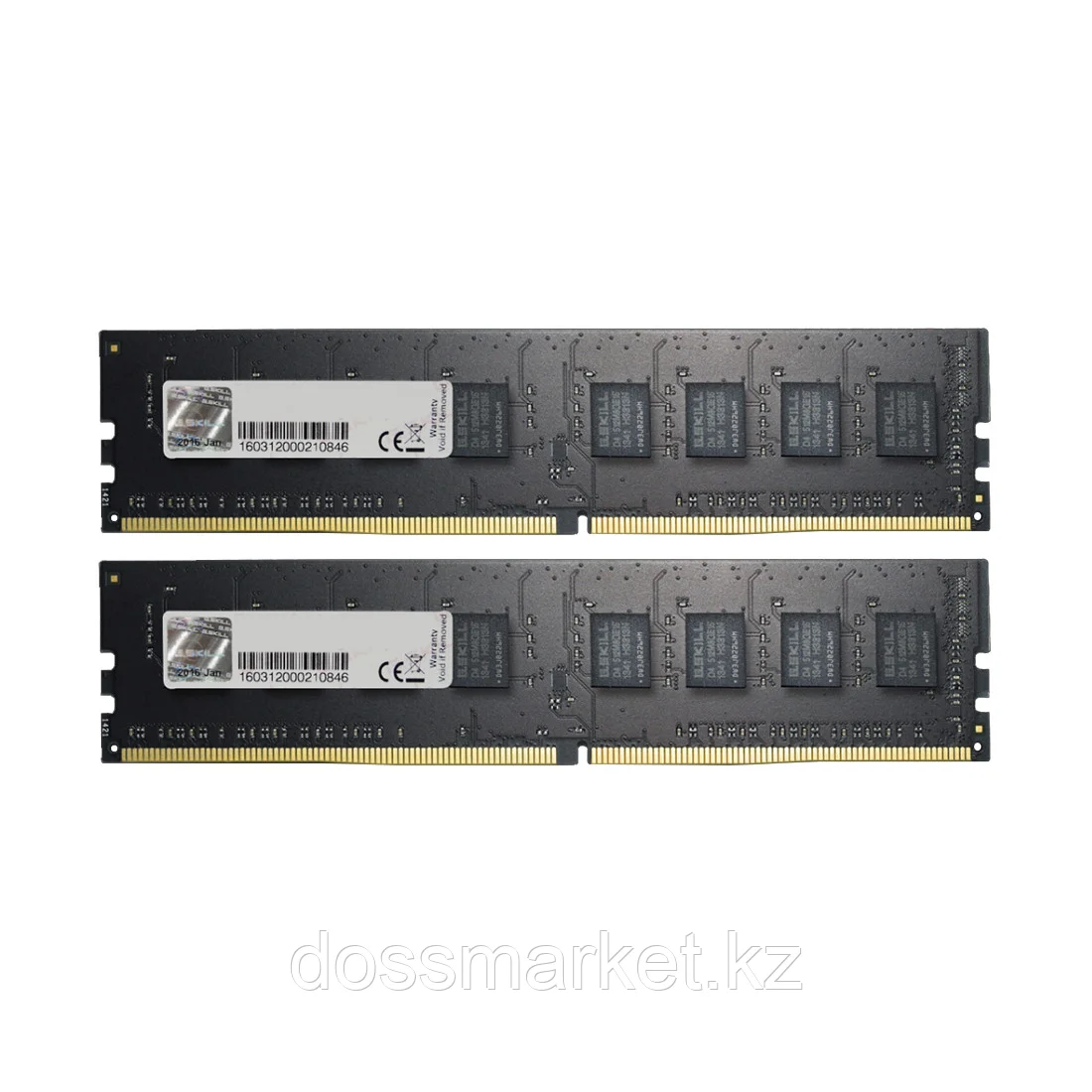 DDR4 G.SkilL 16 Gb KIT F4-2400C17D-16GNT (Kit 2x8GB), DDR4, 16GB, DIMM <PC4-19200/2400MHz>