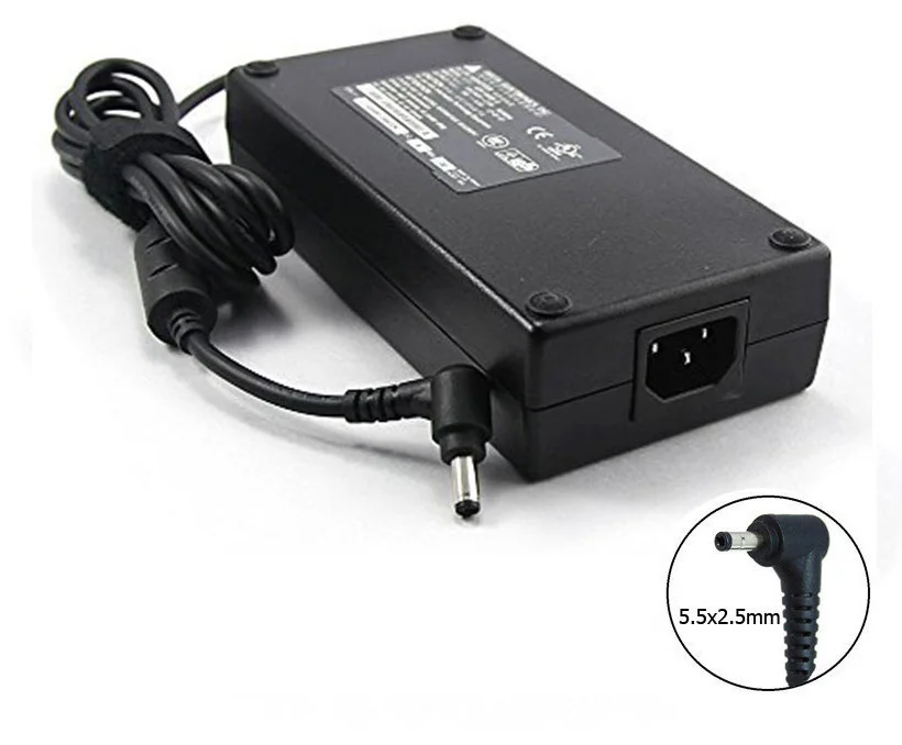 Зарядное устройство Asus 72AS-150, 19.5 В/ 150 Вт (7.7 А), 5.5/2.5 мм, Slim, Verton 43730