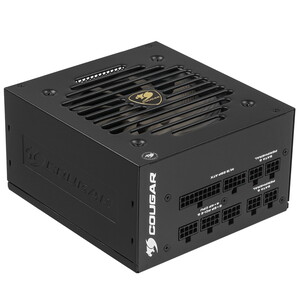 Блок питания Cougar, GES 750, 750W, ATX 3.1, APFC, GOLD, 20+4 pin, 2*4+4pin, 6*Sata, 2*Molex, 2*PCI-E 6+2 pin, 12V-2X6, Вентилятор 12 см, Кабель питан