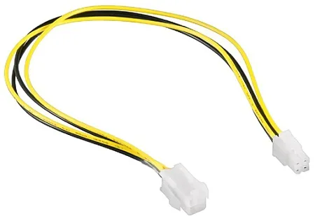 Кабель питания Cablexpert CC-PSU-7 ,Cable converter for power supply ATX 4 pin m -> 4 pin f, 0.3m
