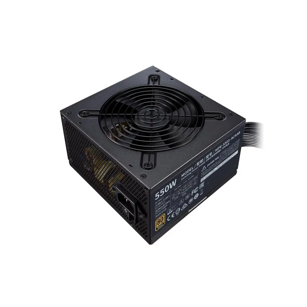 Блок питания CoolerMaster MWE 550 BRONZE 550W 240V Active PFC, КПД >85% MPE-5501-ACAAB-EU