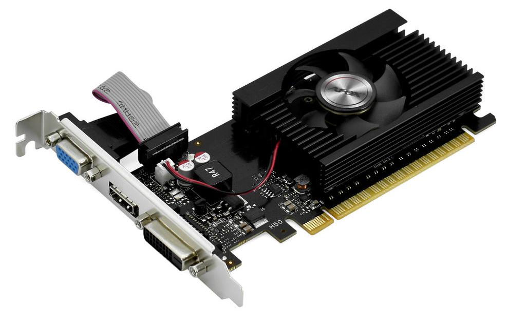Видеокарта 2 Gb Afox GT710 [AF710-2048D3L5-V3],DVI/HDMI/VGA, GDDR3/64bit