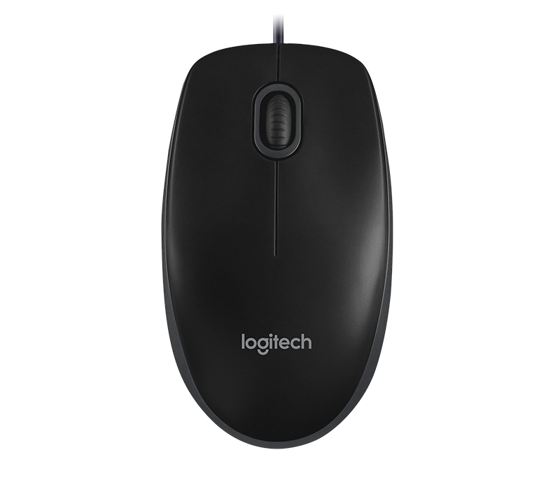 Мышь Logitech B100, Черный ,Mouse optical, 2+1 buttons, USB, black, [910-003357]