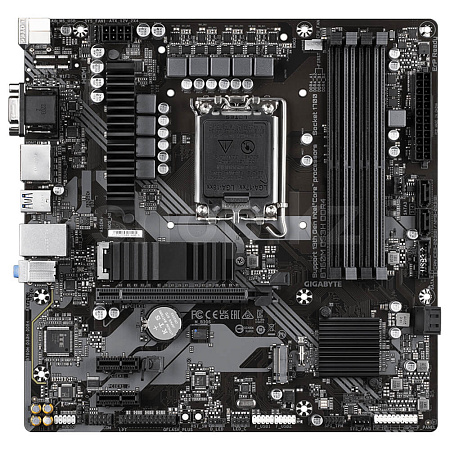 Мат.плата Gigabyte B760M DS3H DDR4,LGA1700,4xDDR4,4xSATA3, 2xM.2 (PCI-E 4.0x4/x2), Raid, 1xD-Sub, 2х Мат.плата Gigabyte B760M DS3H DDR4,LGA1700,4xDDR4,4xSATA3, 2xM.2 (PCI-E 4.0x4/x2), Raid, 1xD-Sub, 2х