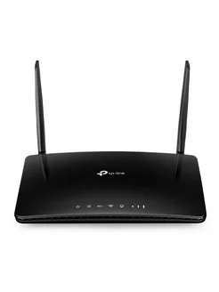 Маршрутизатор 4G LTE Cat4 беспроводной AC750 TP-Link Archer MR202 (3 порта LAN 10/100 Mbps, 1 порт LAN/WAN 10/100 Mbps, 1 слот для SIM-карты, 3 встрое