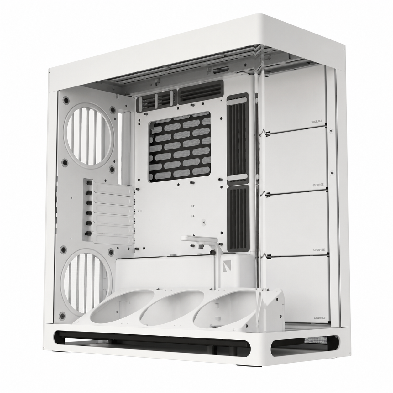 Компьютерный корпус, HAVN, HS 420 WH (HVN-CA-HS420-05), E-ATX/ATX/Micro ATX, USB 1*Type C/2*3.2, HD-Audio, Высота процессорного кулера до 185 мм, Длин