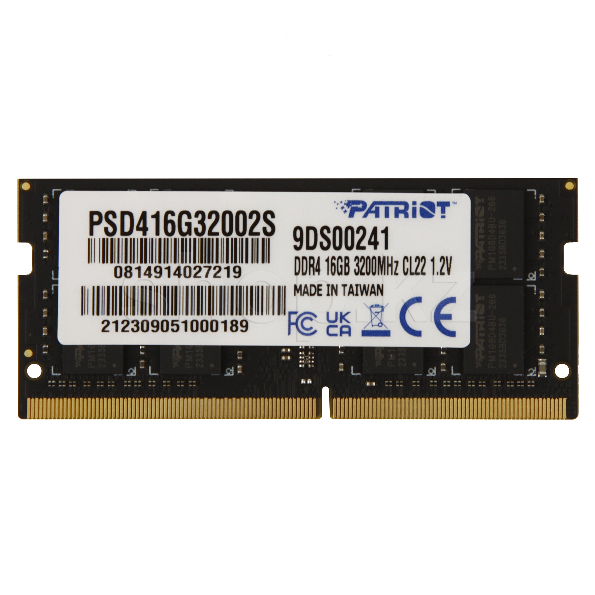 DDR4 16 GB 3200MHz Patriot, SL PSD416G32002S DDR4, 16GB, <PC4-25600/3200MHz> DDR4 16 GB 3200MHz Patriot, SL PSD416G32002S DDR4, 16GB, <PC4-25600/3200MHz>