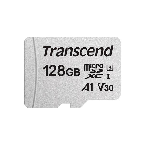 Карта памяти MicroSD 128GB Class 10 U3 Transcend TS128GUSD300S-A