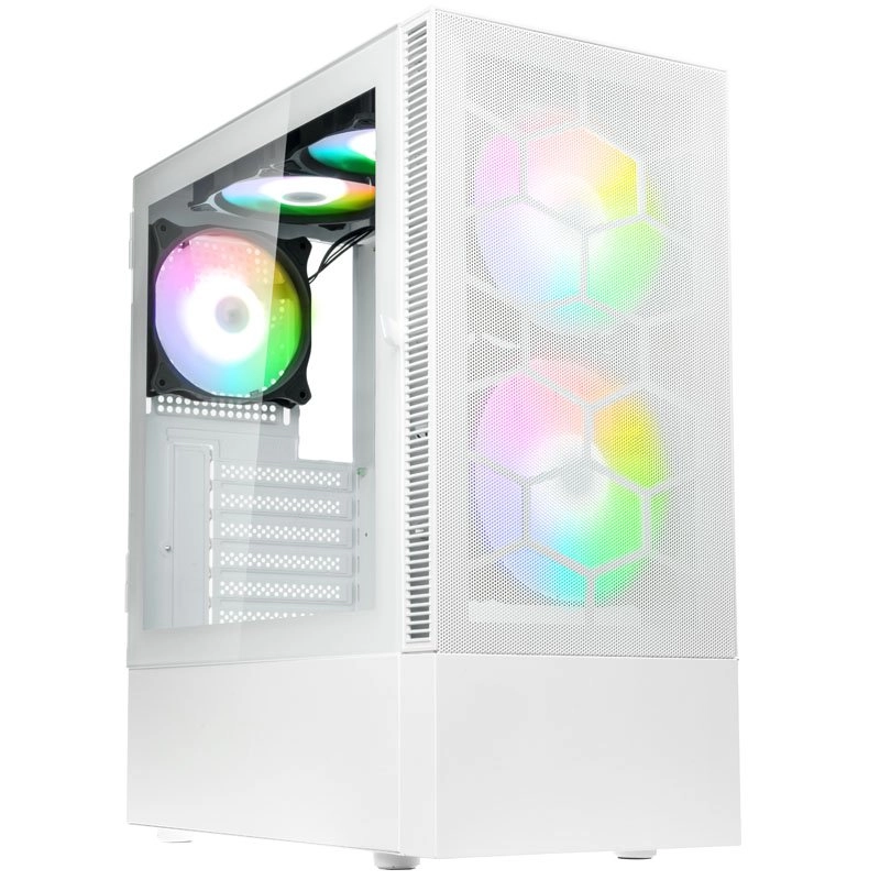 Корпус ПК без БП Kolink Observatory MX Mesh ARGB Midi Tower Case - White