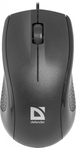 Мышь Defender Optimum MB-160 (Черный), USB 2кн, 1кл-кн, 1,5 м, коробочка