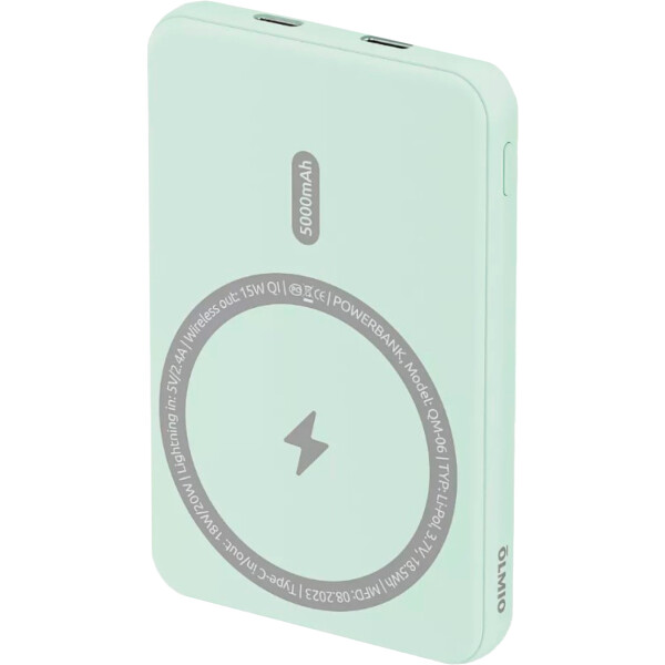 Зарядное устройство Power bank Olmio QM-06 5000mAh зеленый