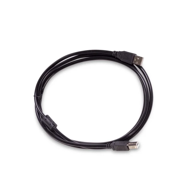 кабель,iPower, iPiAB2, A-B 2 м., USB 2.0, Ферритовые кольца защиты, Работают со всеми принтерами и устройствами, всех производителей, Пол. Пакет, Чёрн