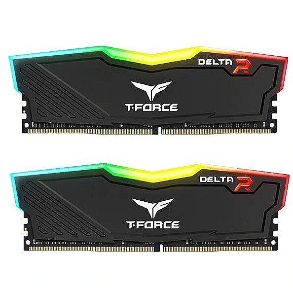 DDR5 32GB Kit (2x16GB) 6400MHz DDR5 Team Group DELTA RGB Black FF3D532G6400HC32ADC01 DDR5 32GB Kit (2x16GB) 6400MHz DDR5 Team Group DELTA RGB Black FF3D532G6400HC32ADC01