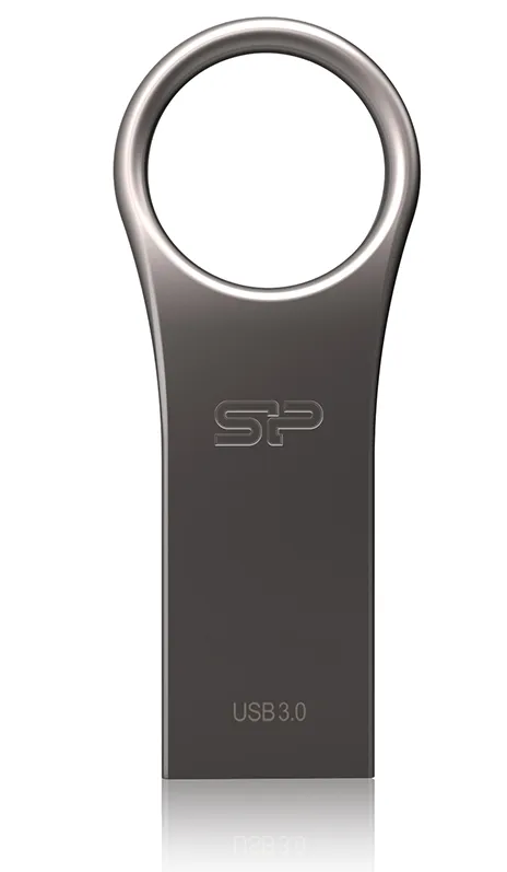 USB 3.2 64GB Silicon Power, Jewel J80, 64GB, Серый ,flash SP064GBUF3J80V1T, USB 3.1, silver